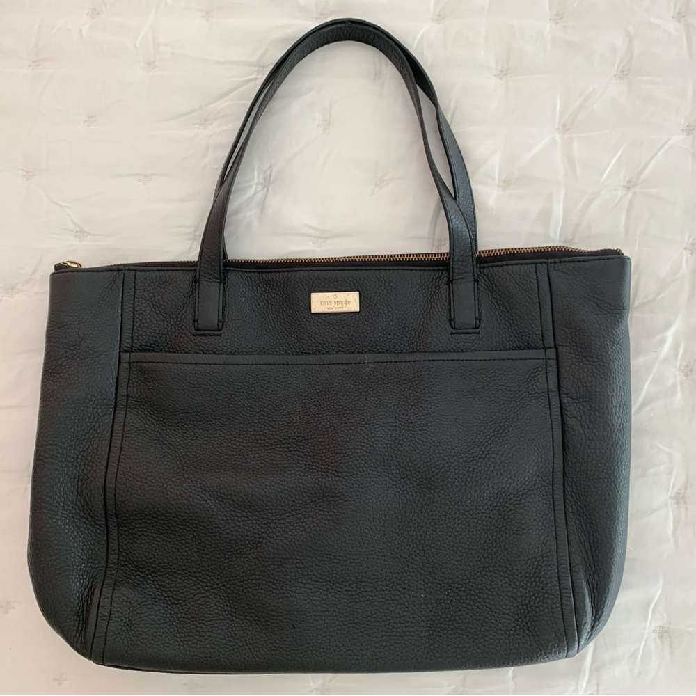 Extra Large Kate Spade Leather Handbag, Tote, Shoulder Bag